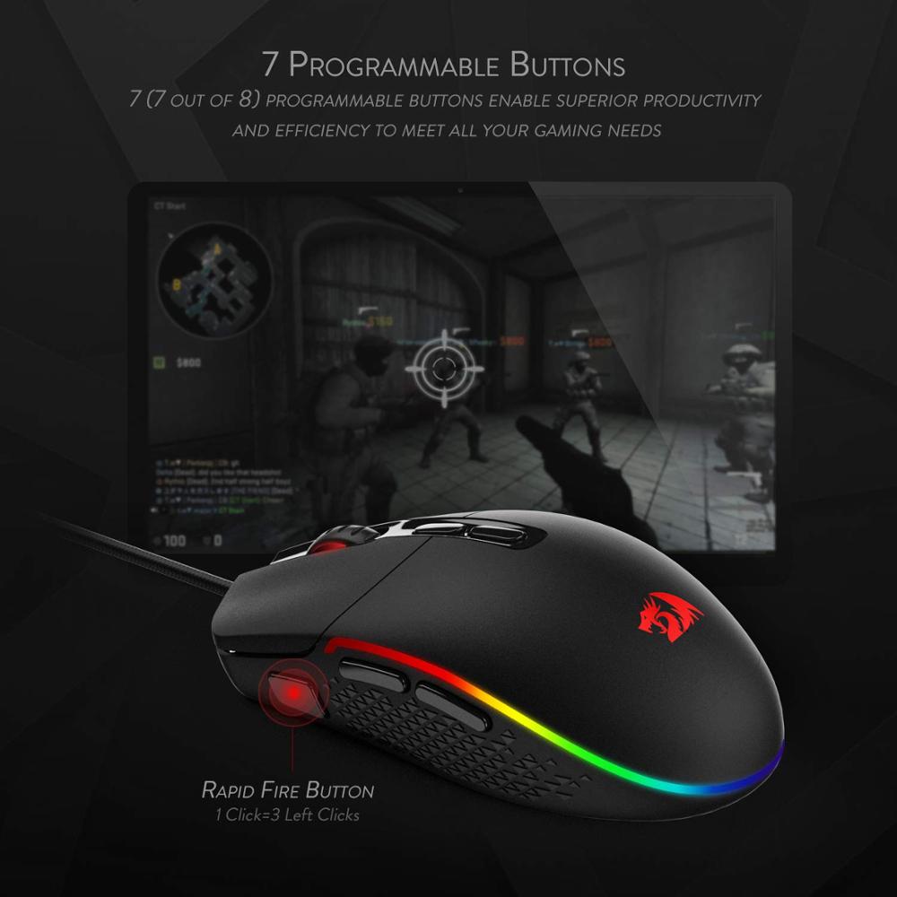 Mouse da gioco con led